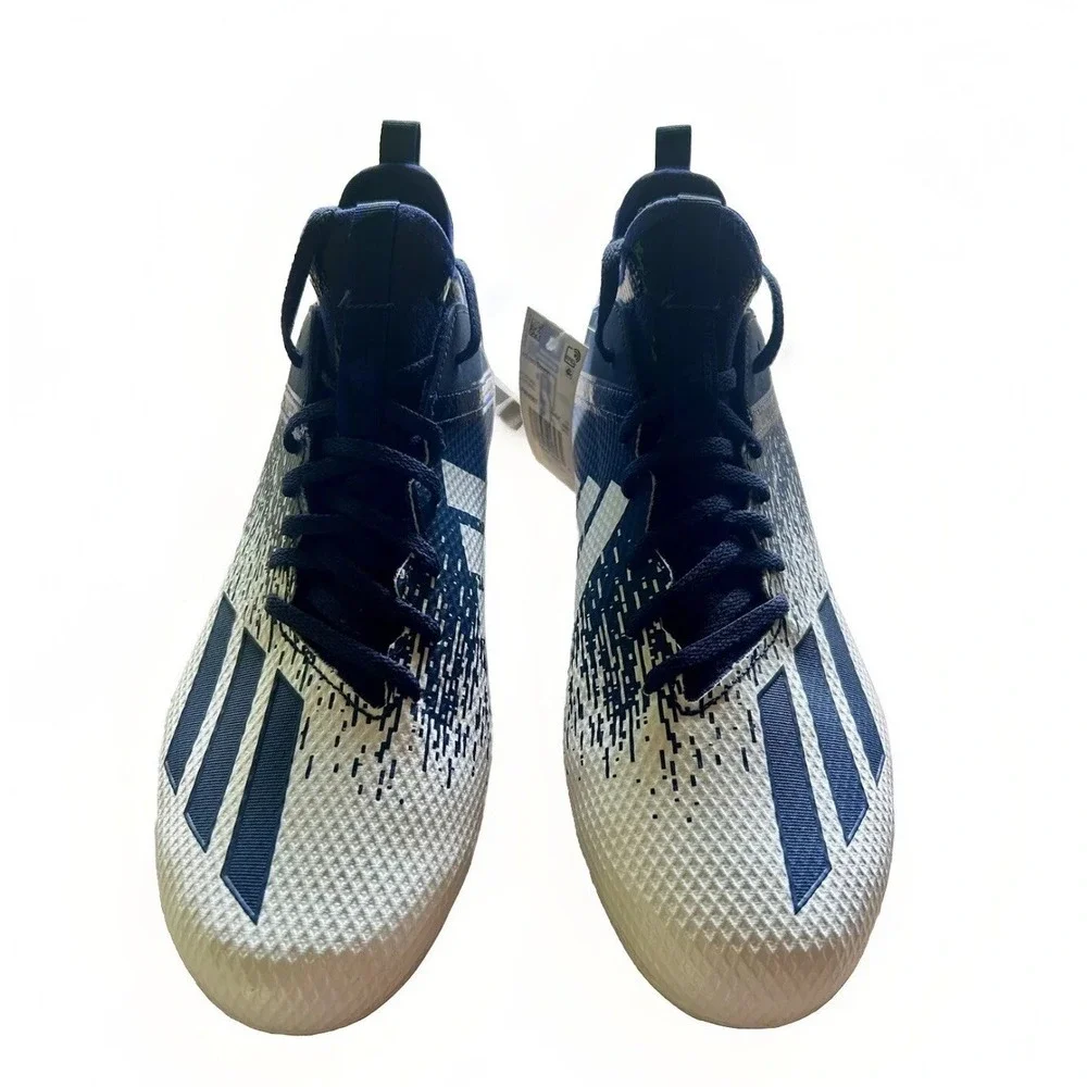 Adidas‎ Adizero Scorch Football Cleats Men's 13.5 Navy Blue White FW4087 NWT